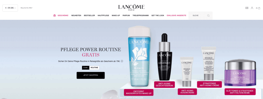 Lancome Online shop